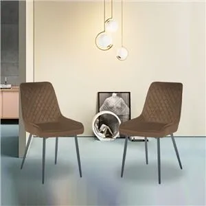Velvet modernit ruokapöydän tuolit